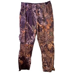 Men's Cabela's 34 Regular Camouflage Hunting Cargo Pants Mossy Oak Break Up Camo